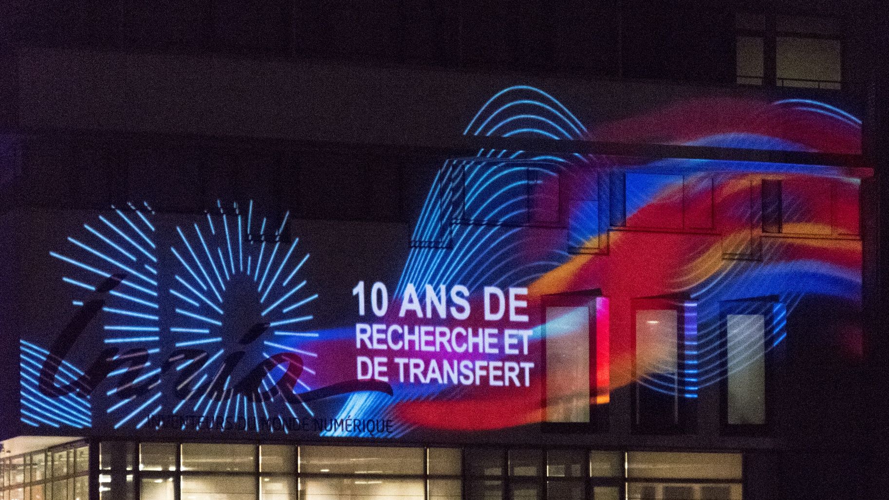 Videomapping 10 ans CRI Bordeaux