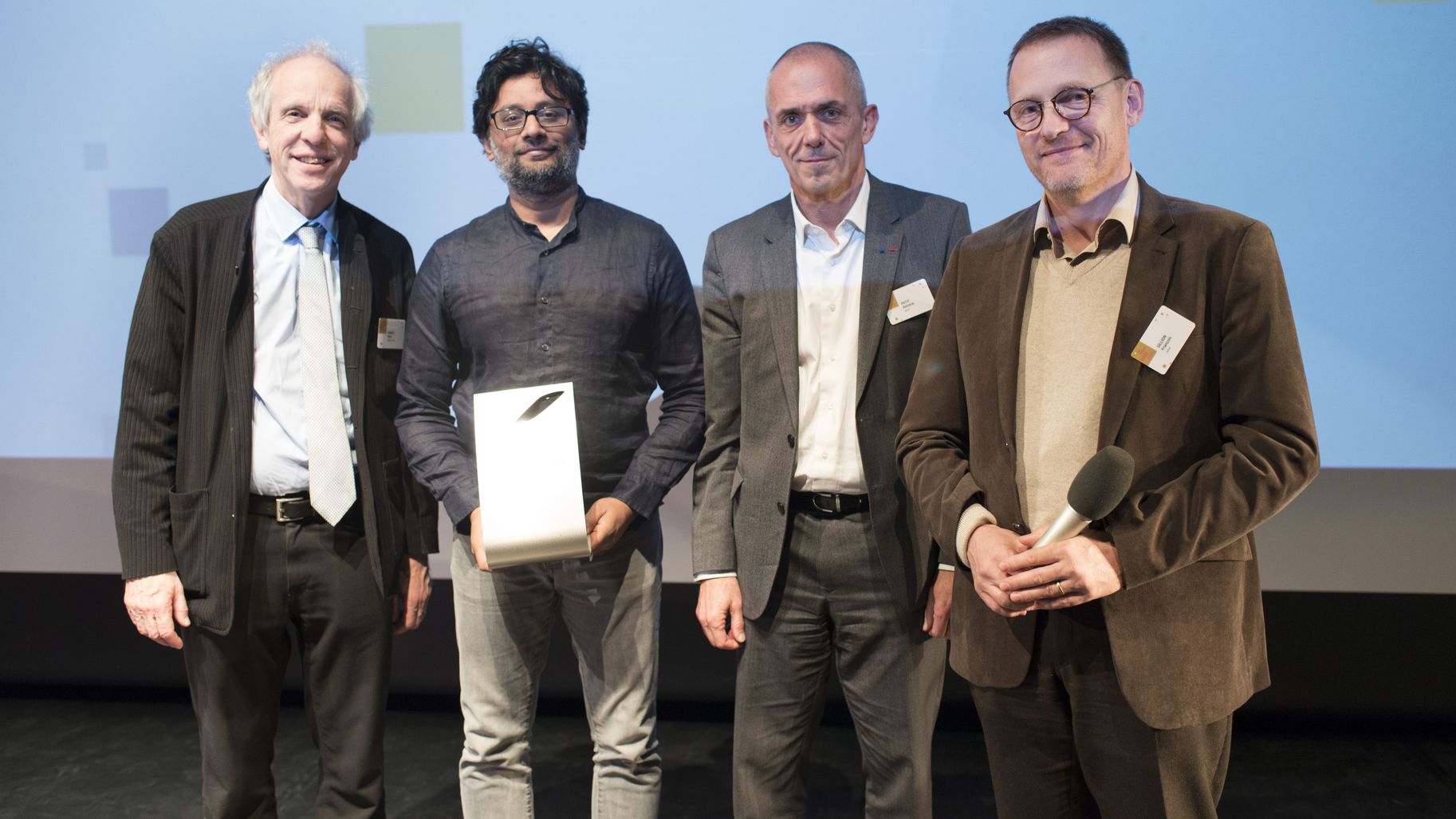 Karthik Bhargavan Remise des prix Inria 2016 au Forum des images.