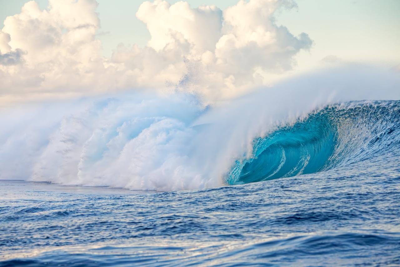 photographie d'une vague 