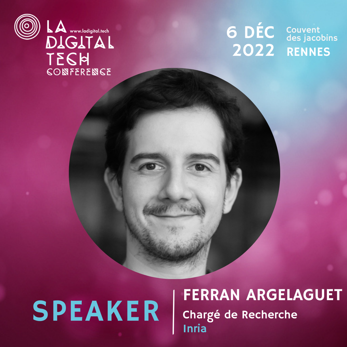 visuel du speaker Ferran Argelaguet