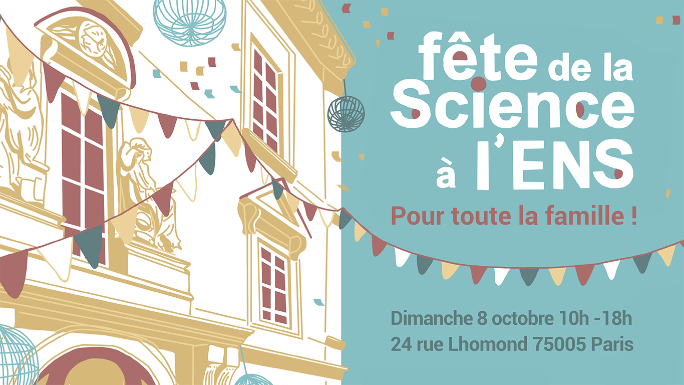 Affiche de la Fête de la Science.