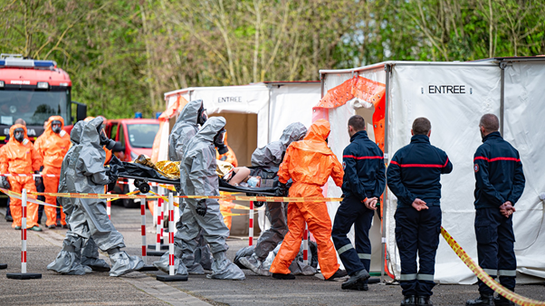 Intervention sapeurs pompiers