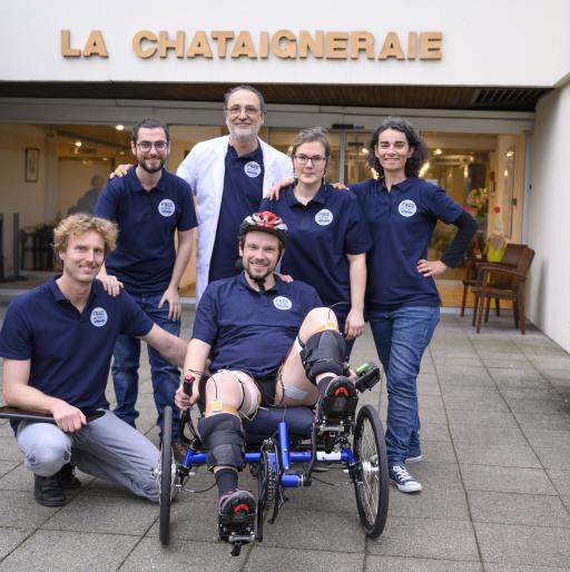 L'équipe Freewheels - Cybathlon 2020