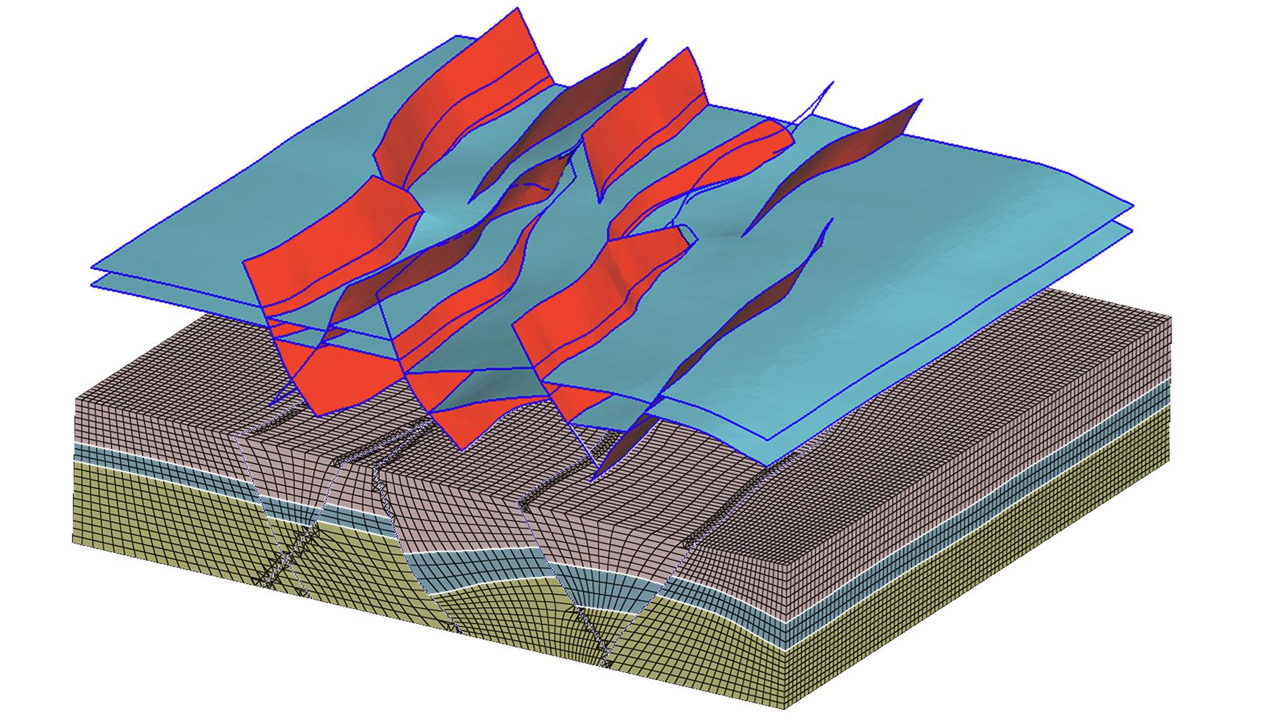 reservoir geomechanical simulation Tessael